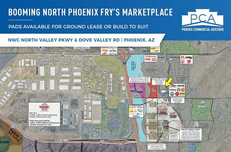 More Photos Of NWC North Valley Pkwy & Dove Valley Rd, Phoenix General Retail For Lease