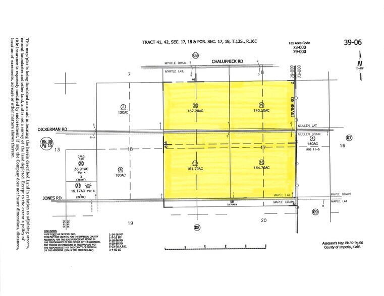 More Photos Of Chalupnik Rd. @ Butters Rd., Brawley Land For Sale