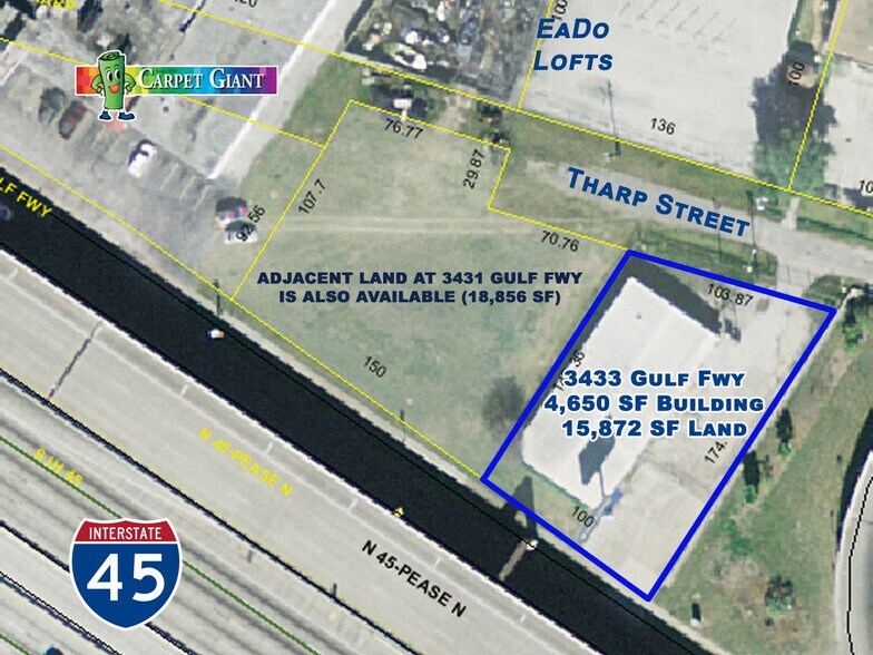 More Photos Of 3433 I-45, Houston Freestanding For Lease
