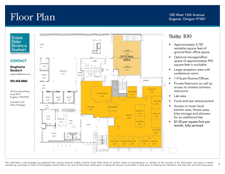 More Photos Of 100 W 13th Ave, Eugene Office For Lease