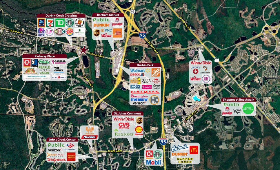 More Photos Of 4580 Race Track Rd, Saint Johns General Retail For Lease