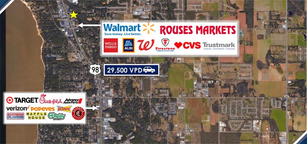 More Photos Of 27220 Us Highway 98, Daphne Showroom For Lease