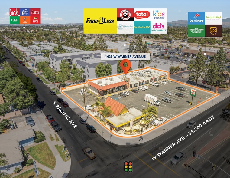 More Photos Of 1417-1431 W Warner Ave, Santa Ana Storefront For Sale