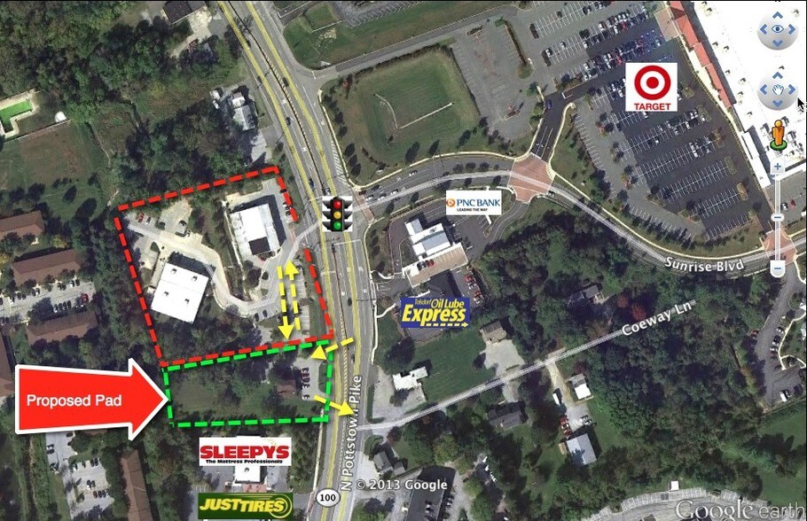 Primary Photo Of 340 N Pottstown Pike, Exton Freestanding For Sale