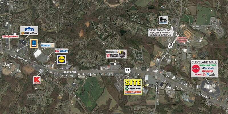 More Photos Of 1730 E Dixon Blvd, Shelby Unknown For Lease