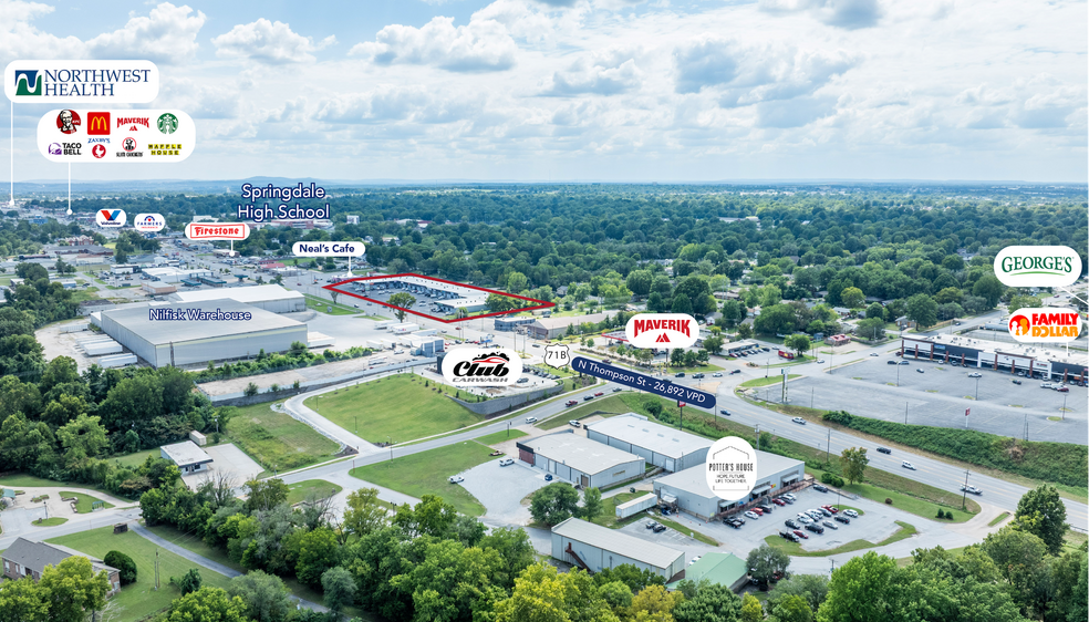 More Photos Of 812 N Thompson St, Springdale Unknown For Lease