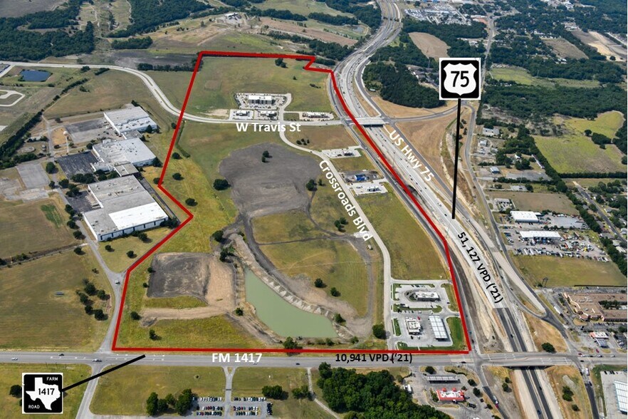 Primary Photo Of NWC US Hwy. 75 and FM 1417, Sherman Land For Sale