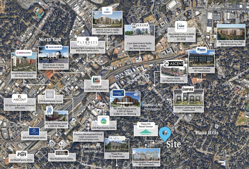 More Photos Of 2808-2820 The Plaza, Charlotte Land For Lease