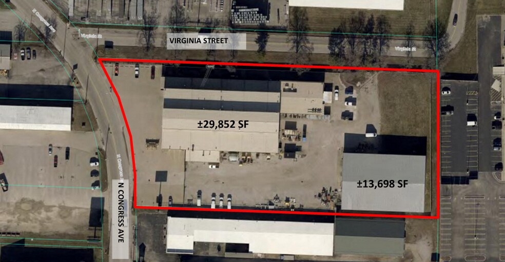 More Photos Of 401 N Congress Ave, Evansville Manufacturing For Lease