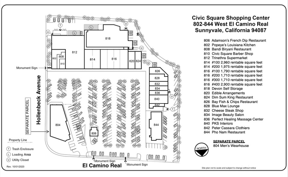 More Photos Of 802-844 W El Camino Real, Sunnyvale Unknown For Lease