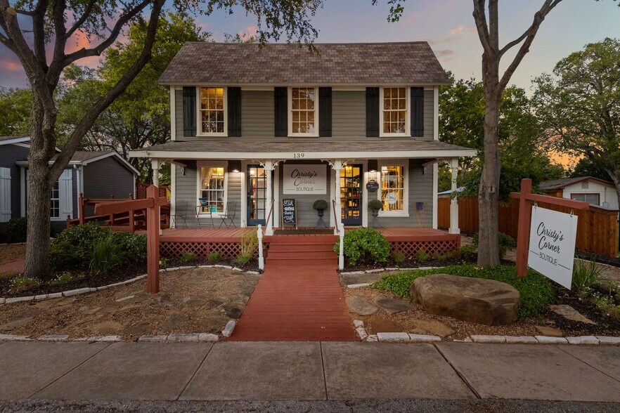 Primary Photo Of 139 Olive St, Keller Storefront Retail Office For Sale