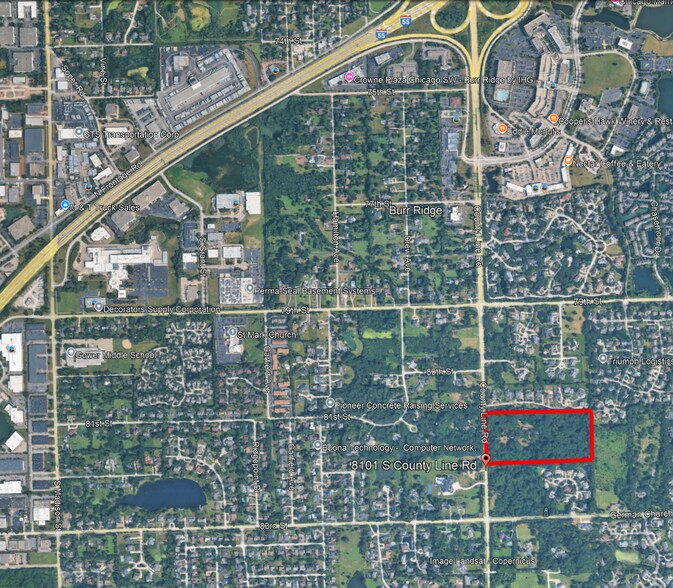 More Photos Of 8101 S County Line Rd, Burr Ridge Land For Sale