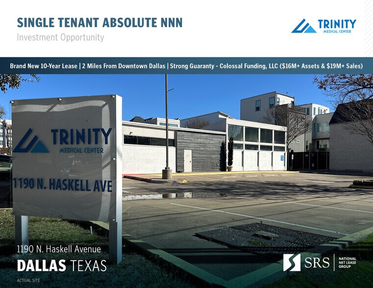 Primary Photo Of 1190 N Haskell Ave, Dallas Medical For Sale