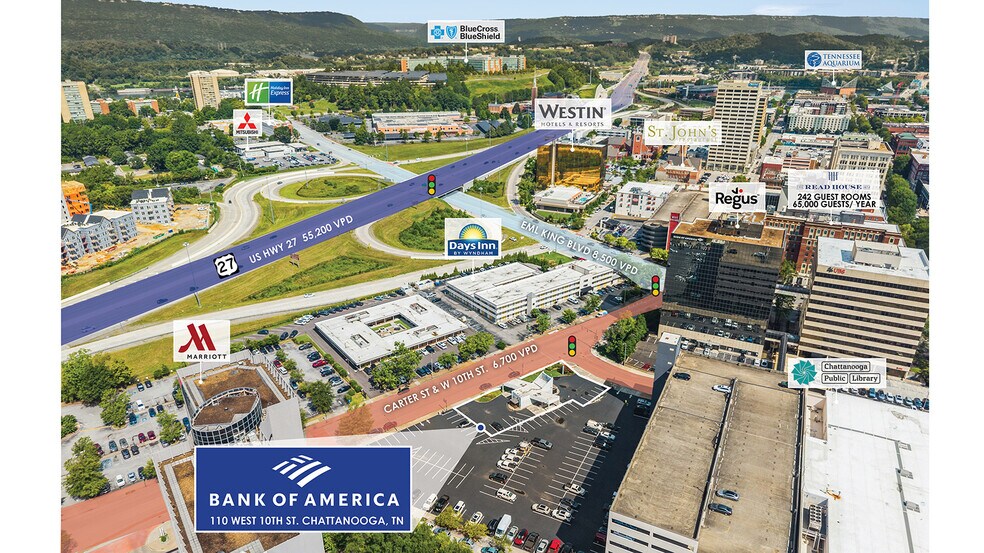 More Photos Of 110 W 10th St, Chattanooga Bank For Sale