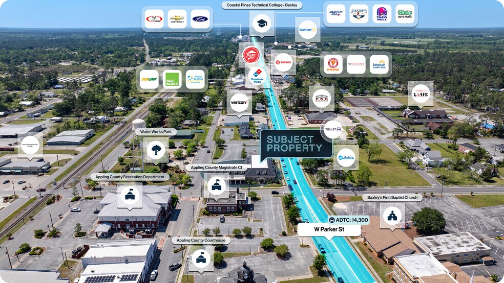 More Photos Of 105 W Parker St, Baxley Bank For Sale