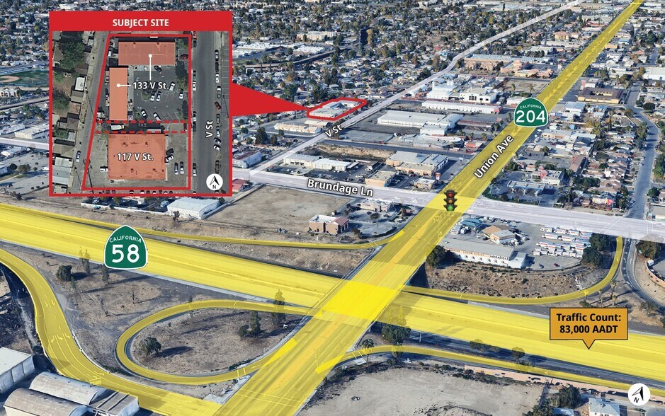 More Photos Of 133 V St, Bakersfield Warehouse For Sale