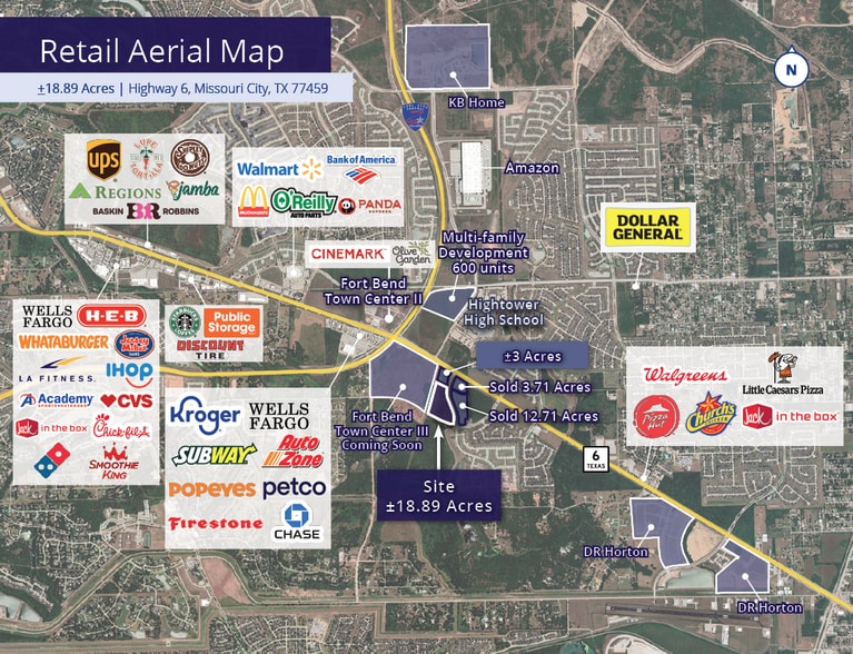 More Photos Of 0 Highway 6, Missouri City Land For Sale