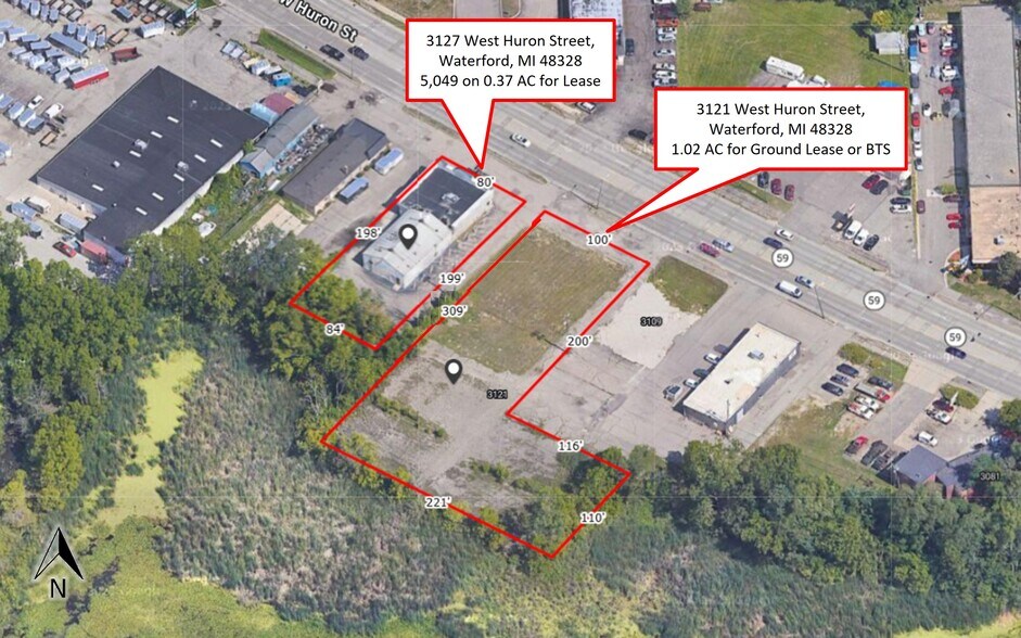 Primary Photo Of 3121 W Huron Rd, Waterford Land For Lease