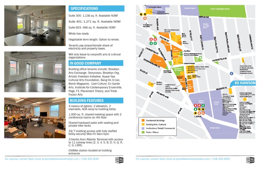 More Photos Of 80 Hanson Pl, Brooklyn Office For Lease