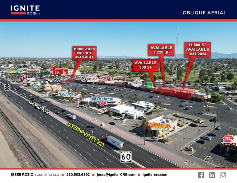 More Photos Of 10751-10785 Grand Ave, Sun City General Retail For Lease