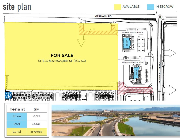 More Photos Of SWC Signal Butte & Germann Road, Queen Creek Land For Lease