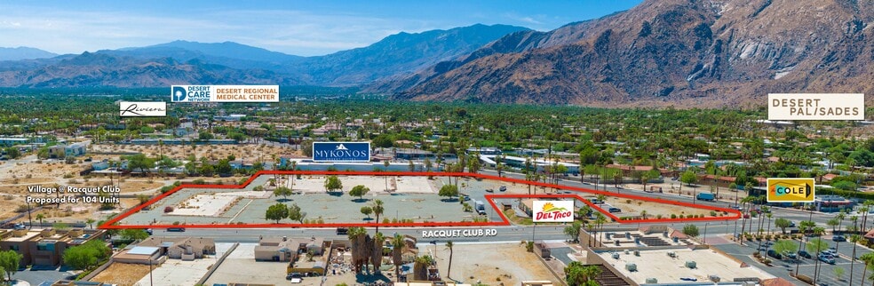 Primary Photo Of N Palm Canyon Dr @ Racquet Club Rd, Palm Springs Land For Sale