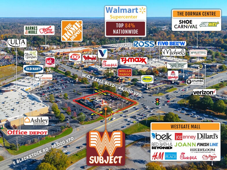 More Photos Of 1510 W O Ezell Blvd, Spartanburg Fast Food For Sale