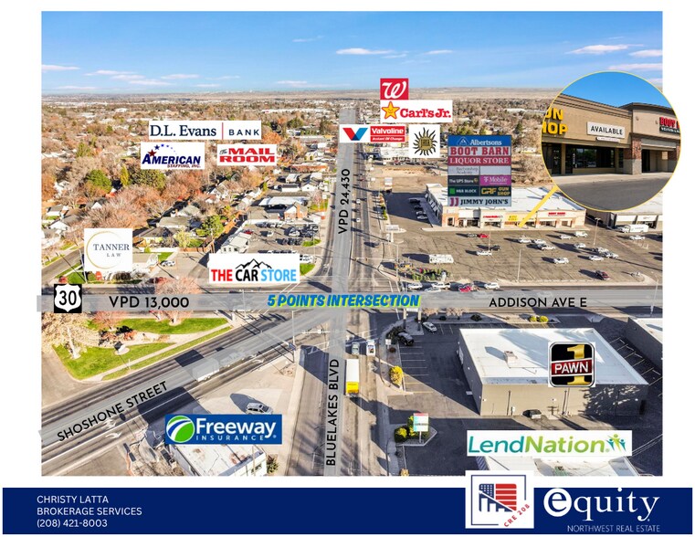 More Photos Of 130-176 Blue Lakes Blvd N, Twin Falls General Retail For Lease