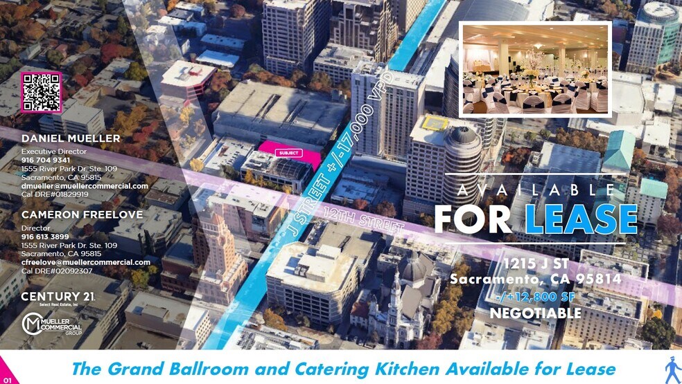 Primary Photo Of 1215 J St, Sacramento Restaurant For Lease