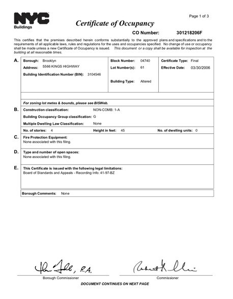 More Photos Of 5566 Kings Hwy, Brooklyn Schools For Lease