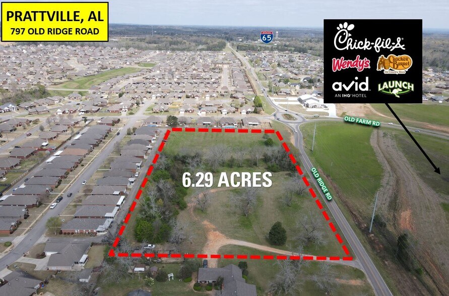 More Photos Of 797 Old Ridge Rd N, Prattville Land For Sale