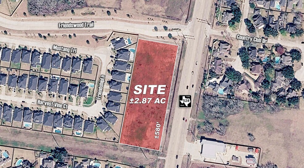 Primary Photo Of FM-528 @ Friendswood Trail, Friendswood Land For Sale