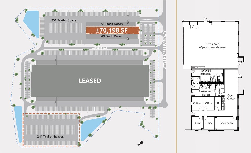 More Photos Of 301 Little Hearst Pky, Port Wentworth Truck Terminal For Sale