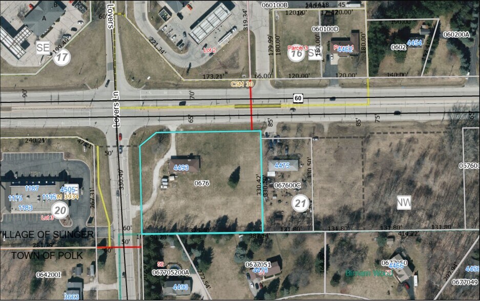 Primary Photo Of 4493 State Road 60, Slinger Land For Sale