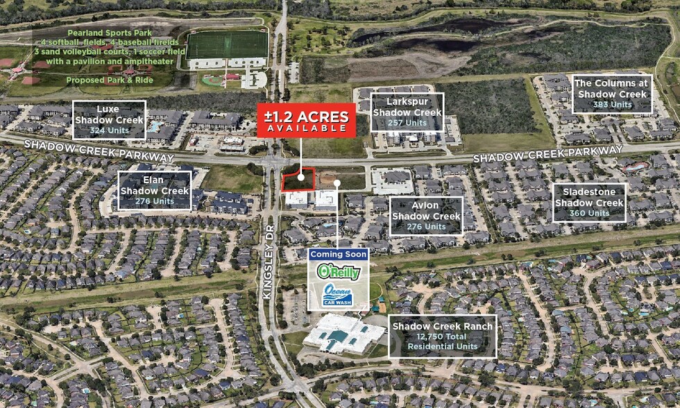 Primary Photo Of Shadow Creek Pky, Pearland Land For Sale