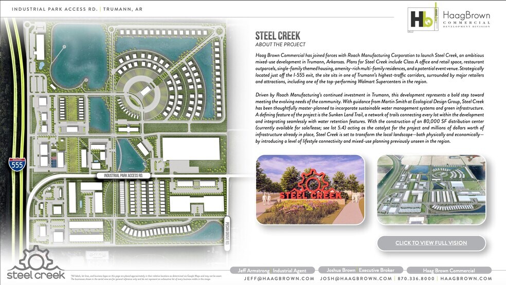 More Photos Of Industrial Access Road park, Trumann Land For Sale