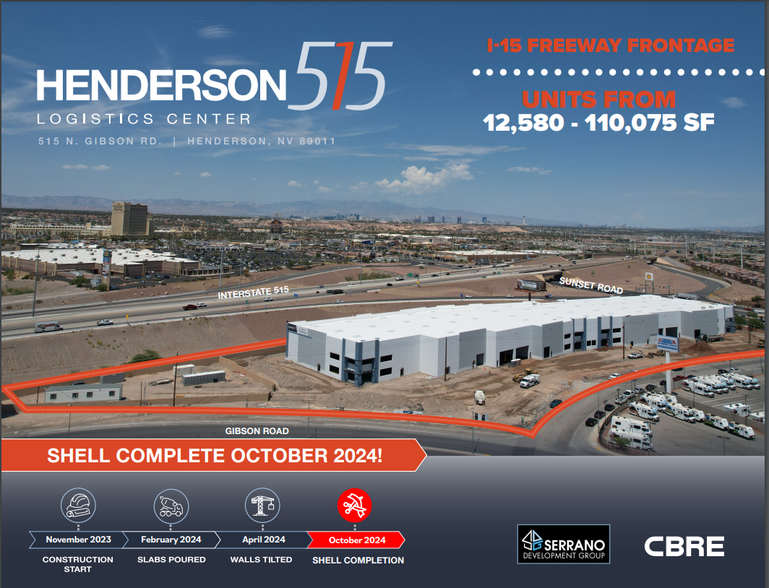 Primary Photo Of 515 N Gibson Rd, Henderson Distribution For Lease