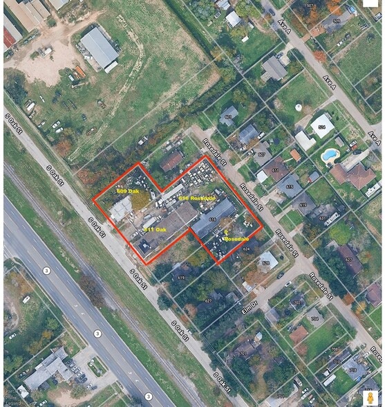 Primary Photo Of 609 Oak St, La Marque Warehouse For Sale