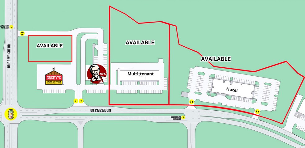 More Photos Of Corner Of Ridgecrest and FE Wright Drive, Jackson Land For Lease