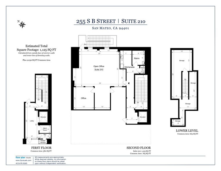 More Photos Of 255 S B St, San Mateo Storefront Retail Office For Lease