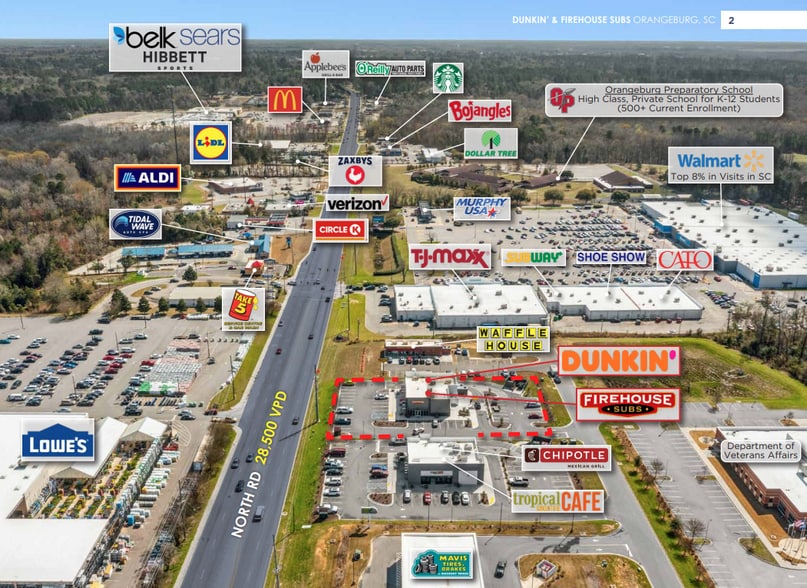 More Photos Of 133 & 135 Magnolia Village Pkwy, Orangeburg Fast Food For Sale