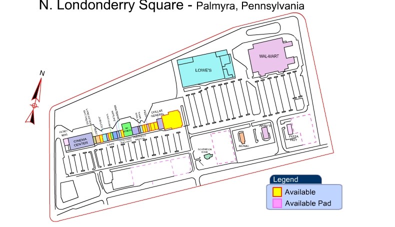More Photos Of 2-22 N Londonderry Sq, Palmyra General Retail For Lease