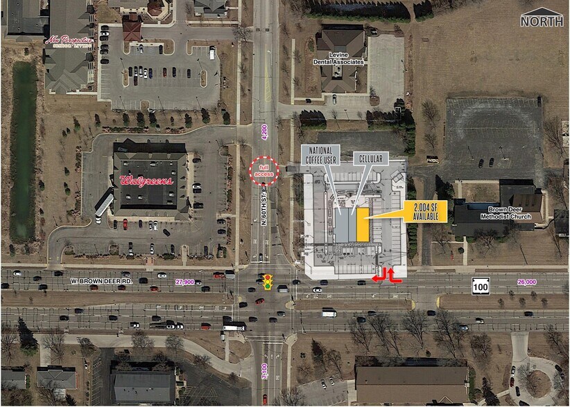 More Photos Of 5960 W Brown Deer Rd, Brown Deer Storefront For Lease