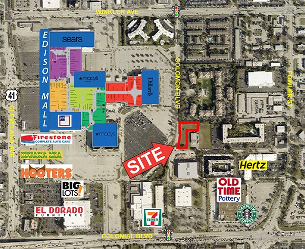Primary Photo Of 2313 E. Mall Dr, Fort Myers Land For Sale