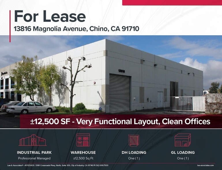 Primary Photo Of 13816 Magnolia Ave, Chino Warehouse For Lease