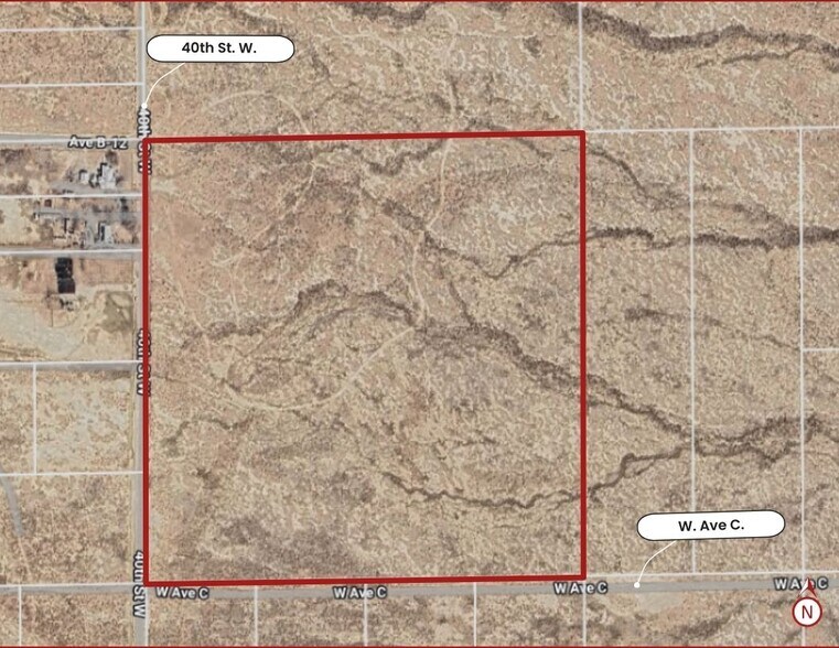 More Photos Of NEC 40th W. & W. Ave C st @ 40th W. & W. Ave C, Lancaster Land For Sale