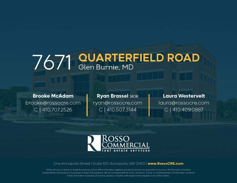 More Photos Of 7671 Quarterfield Rd, Glen Burnie Medical For Lease