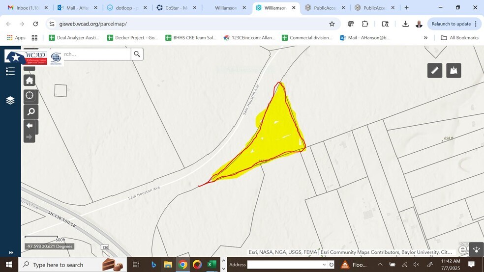 More Photos Of 20.669 Acres Sam Houston Ave, Georgetown Land For Sale
