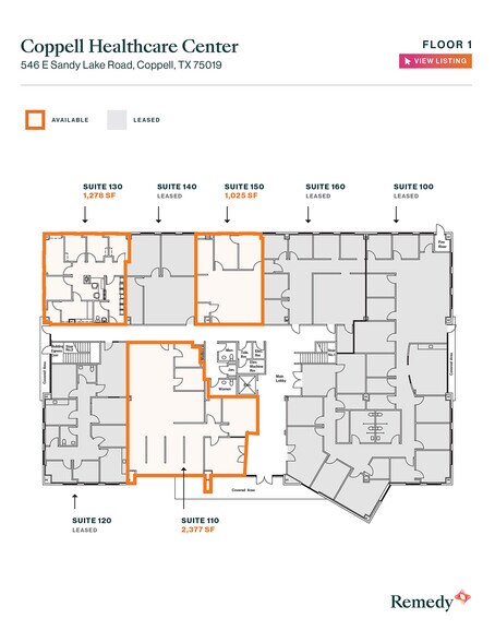 More Photos Of 546 E Sandy Lake Rd, Coppell Medical For Lease