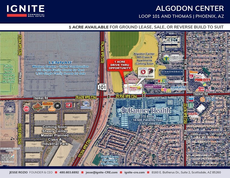 More Photos Of Loop 101 & W Thomas Rd, Phoenix Land For Sale